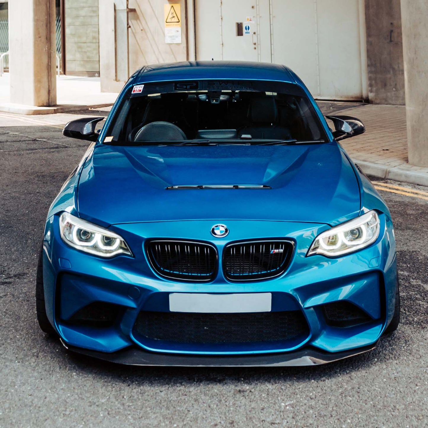 MHC+ BMW M2 GT Style Front Splitter In Gloss Pre Preg Carbon Fibre (F87)