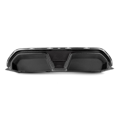 MHC+ BMW M5 LCI CS Style Rear Diffuser In Pre Preg Gloss Carbon Fibre (F90)