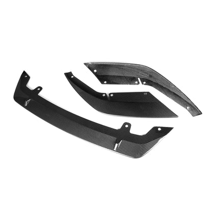 MHC+ BMW M5 F90 LCI Performance Front Splitter In Pre Preg Gloss Carbon Fibre (F90)