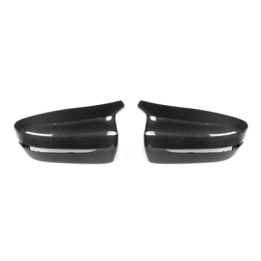 MHC+ BMW M Style Wing Mirror Covers In Pre Preg Carbon Fibre (G2X Chassis)