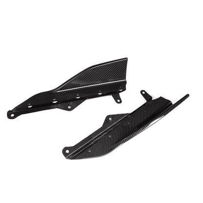 MHC+ BMW M240i Performance Style Side Skirt Fins in Pre Preg Carbon Fibre (G42)