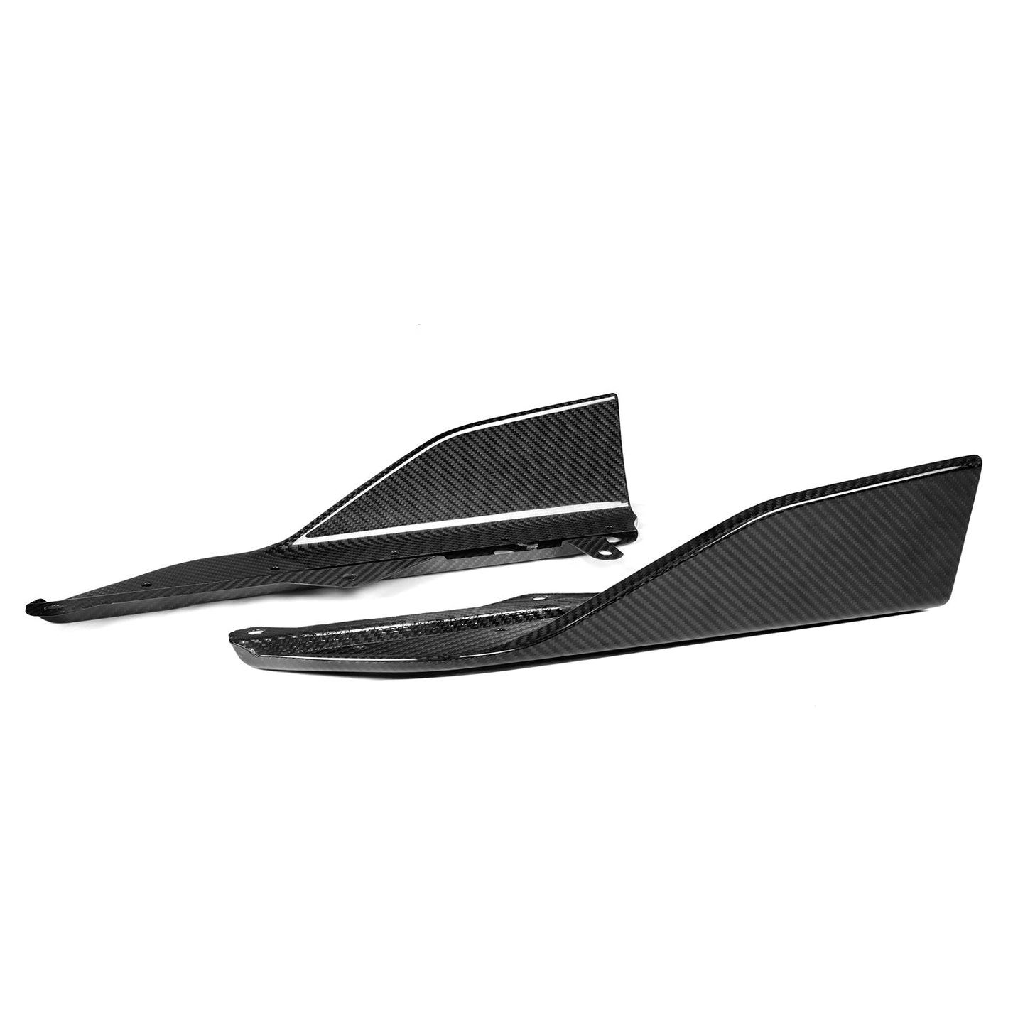 MHC+ BMW M240i Performance Style Side Skirt Fins in Pre Preg Carbon Fi ...