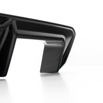 MHC+ BMW M3/M4 DF1 LED Rear Diffuser In Gloss Pre Preg Carbon Fibre (G80/G81/G82/G83)