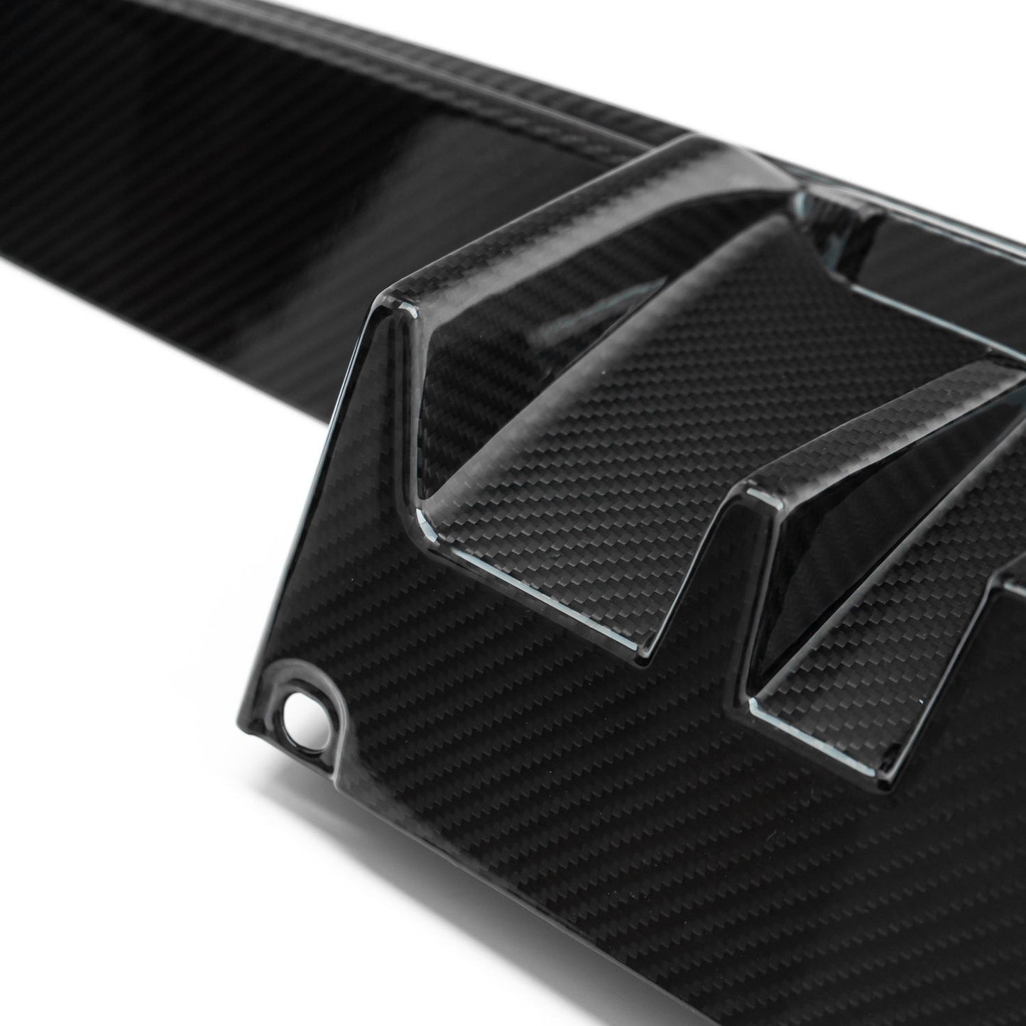 MHC+ BMW M3/M4 DF1 LED Rear Diffuser In Gloss Pre Preg Carbon Fibre (G80/G81/G82/G83)