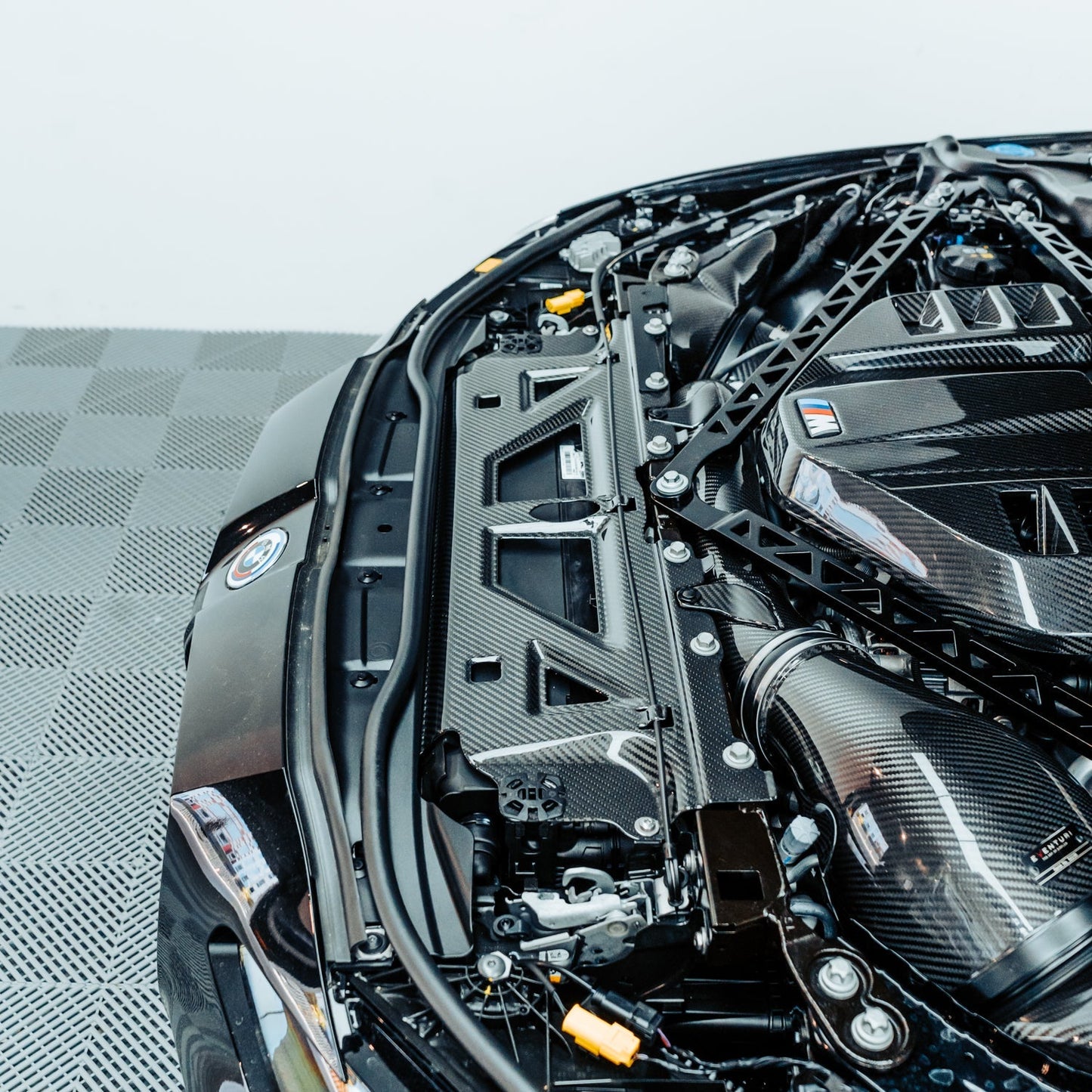 MHC+ BMW M3/M4 Full Replacement Radiator Cooling Shroud Slam Panel In Pre Preg Carbon Fibre (G80/G81/G82/G83)