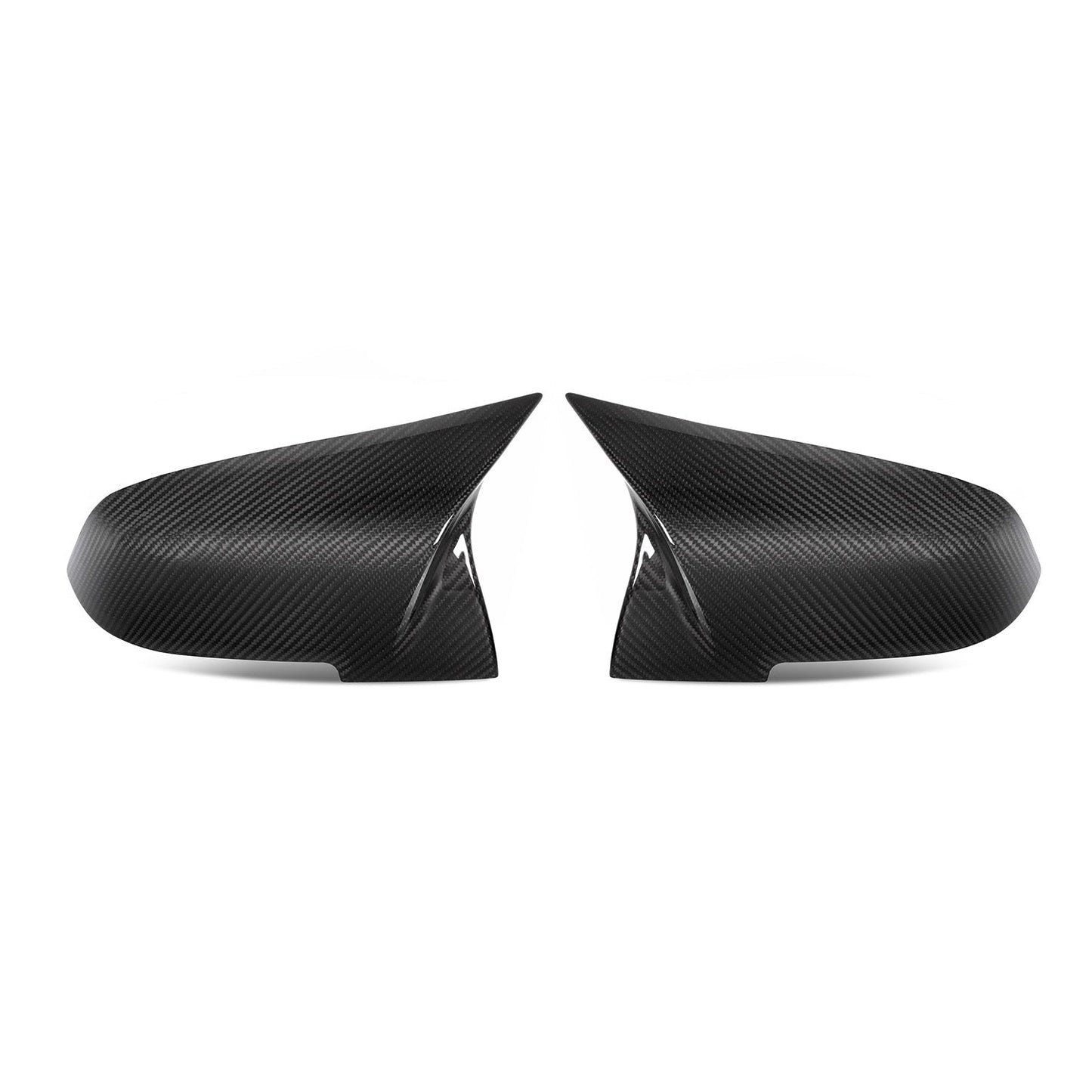 MHC+ BMW M-Style Wing Mirror Replacement Covers In Pre Preg Gloss Carbon Fibre for M-lites