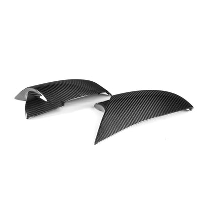 MHC+ BMW M-Style Wing Mirror Replacement Covers In Pre Preg Gloss Carbon Fibre for M-lites