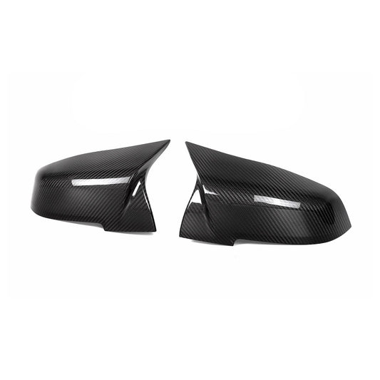 MHC+ BMW M-Style Wing Mirror Replacement Covers In Pre Preg Gloss Carbon Fibre for M-lites