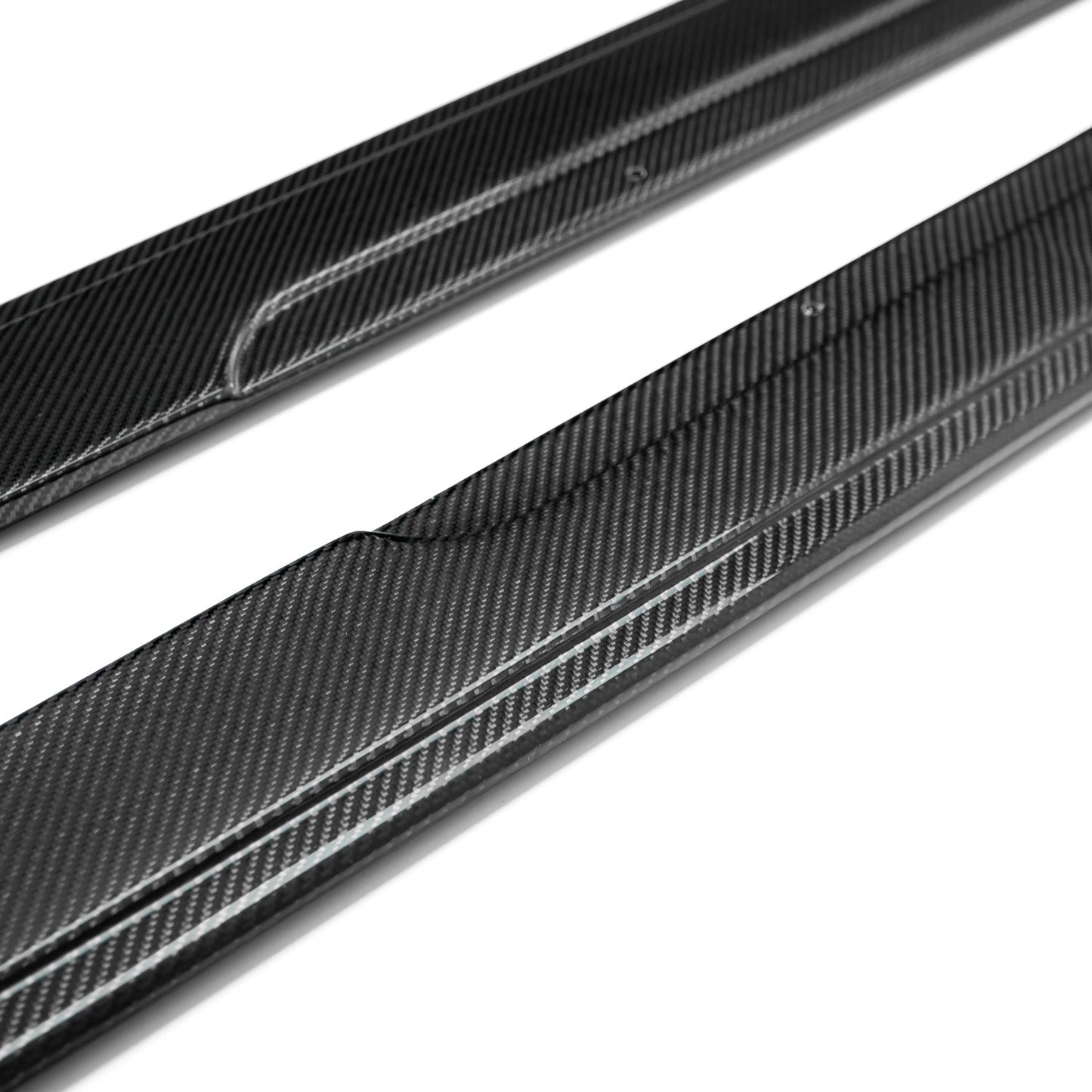 MHC BMW M3/M4 Full Length MT Style Side Skirts In Gloss Carbon Fibre (F80/F82/F83)