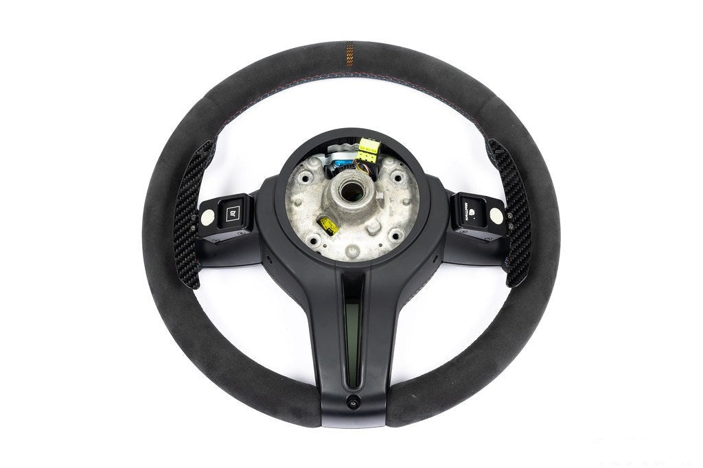 MadTrace F-Chassis Clubsport Magnetic Shift Paddle Set - Gloss Carbon-Interior-Silicon Valley Bimmer