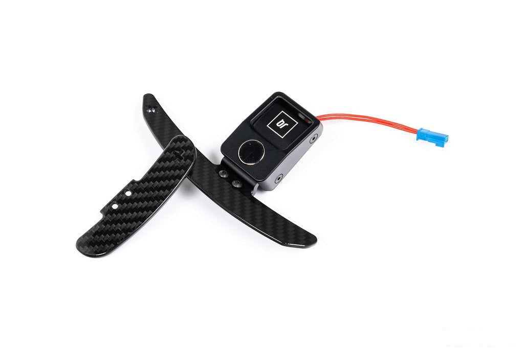 MadTrace F-Chassis Clubsport Magnetic Shift Paddle Set - Gloss Carbon-Interior-Silicon Valley Bimmer