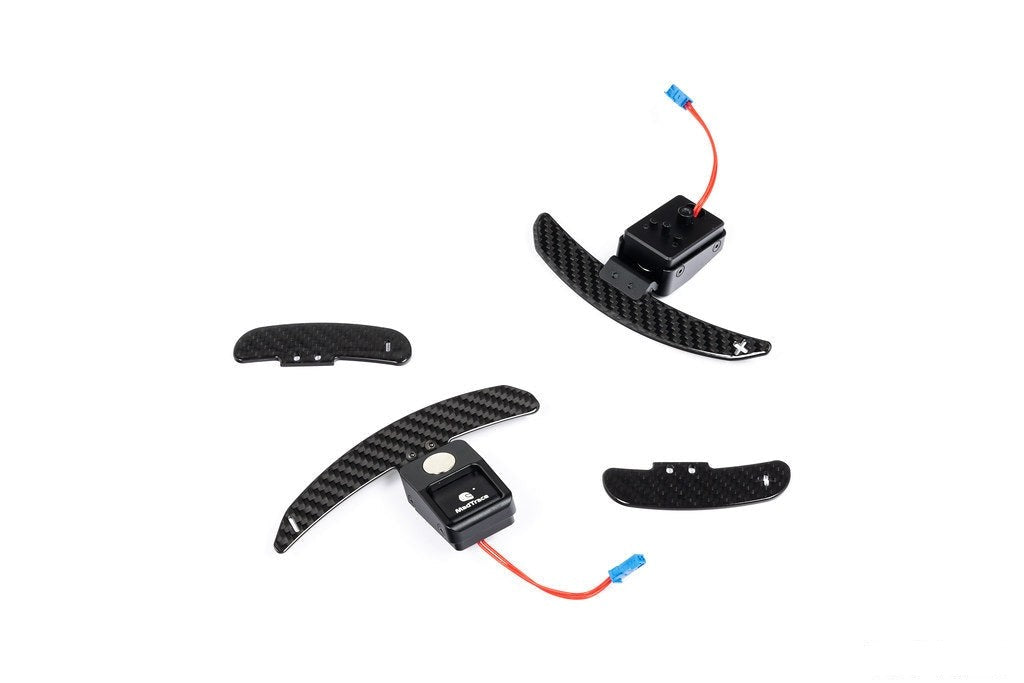 MadTrace F-Chassis Clubsport Magnetic Shift Paddle Set - Gloss Carbon-Interior-Silicon Valley Bimmer