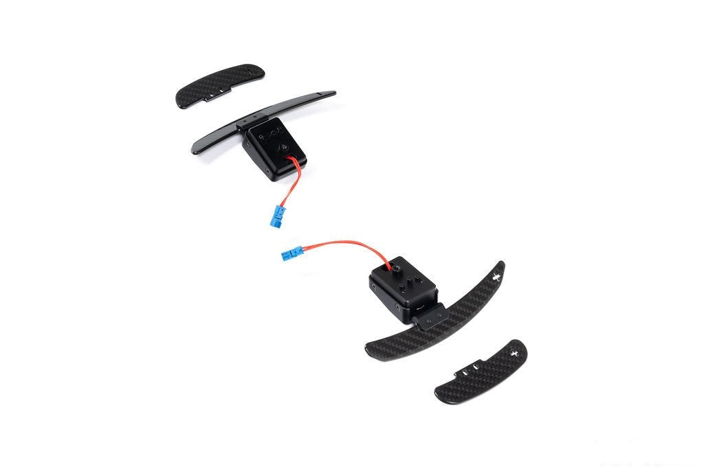 MadTrace F-Chassis Clubsport Magnetic Shift Paddle Set - Gloss Carbon-Interior-Silicon Valley Bimmer