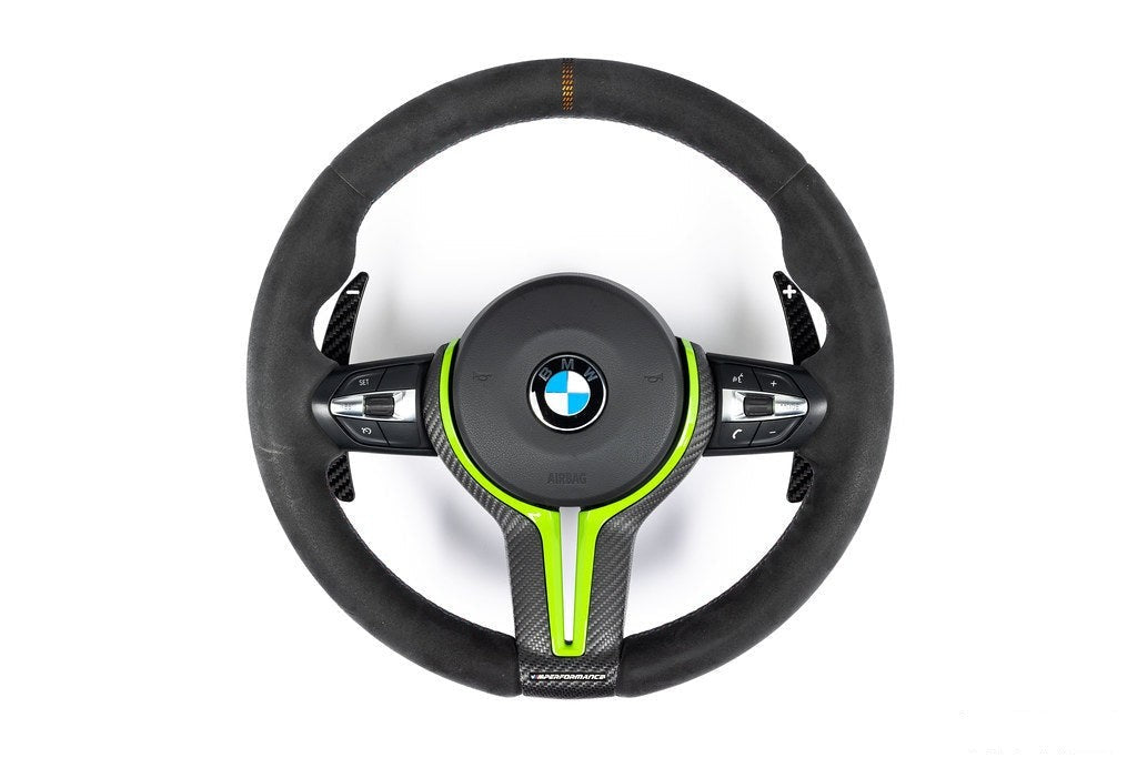 MadTrace F-Chassis Clubsport Magnetic Shift Paddle Set - Gloss Carbon-Interior-Silicon Valley Bimmer