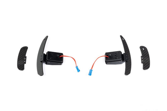 MadTrace F-Chassis Clubsport Magnetic Shift Paddle Set - Gloss Carbon-Interior-Silicon Valley Bimmer