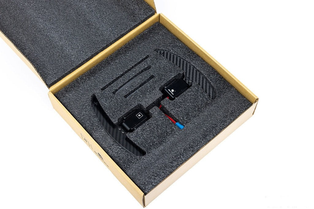 MadTrace F-Chassis Clubsport Magnetic Shift Paddle Set - Matte Carbon-Interior-Silicon Valley Bimmer