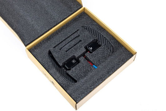 MadTrace F-Chassis Clubsport Magnetic Shift Paddle Set - Matte Carbon-Interior-Silicon Valley Bimmer