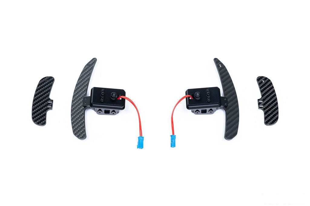 MadTrace F-Chassis Clubsport Magnetic Shift Paddle Set - Matte Carbon-Interior-Silicon Valley Bimmer