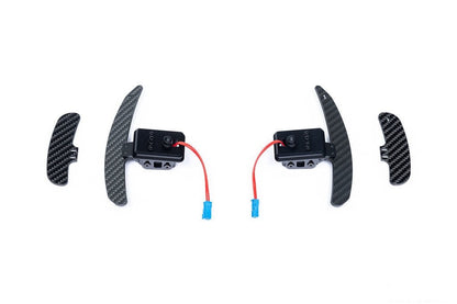 MadTrace F-Chassis Clubsport Magnetic Shift Paddle Set - Matte Carbon-Interior-Silicon Valley Bimmer