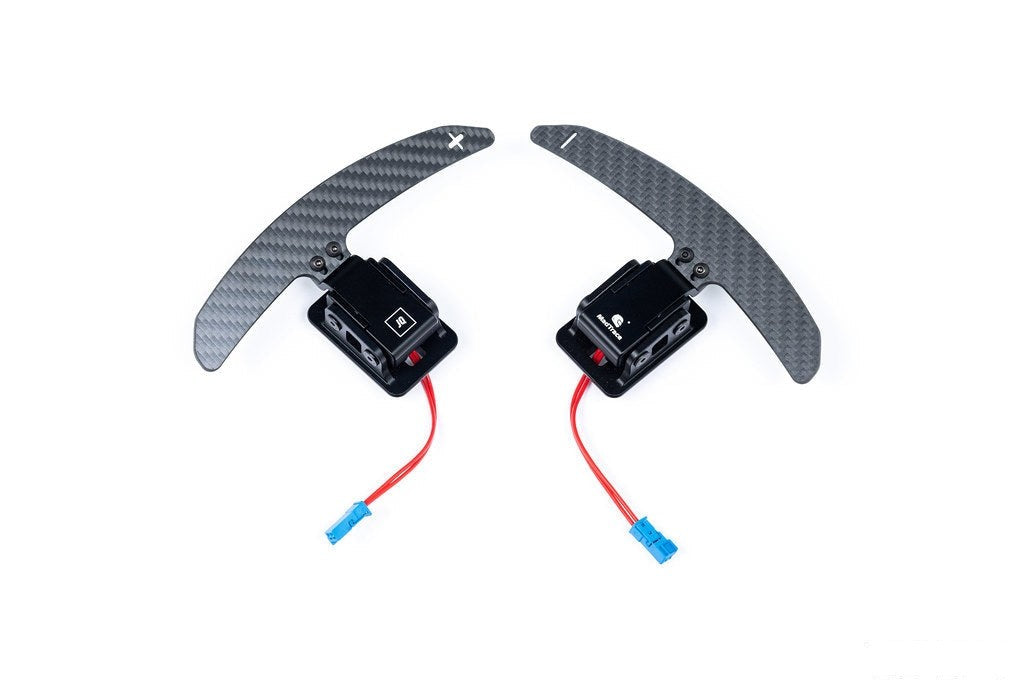 MadTrace F-Chassis Clubsport Magnetic Shift Paddle Set - Matte Carbon-Interior-Silicon Valley Bimmer