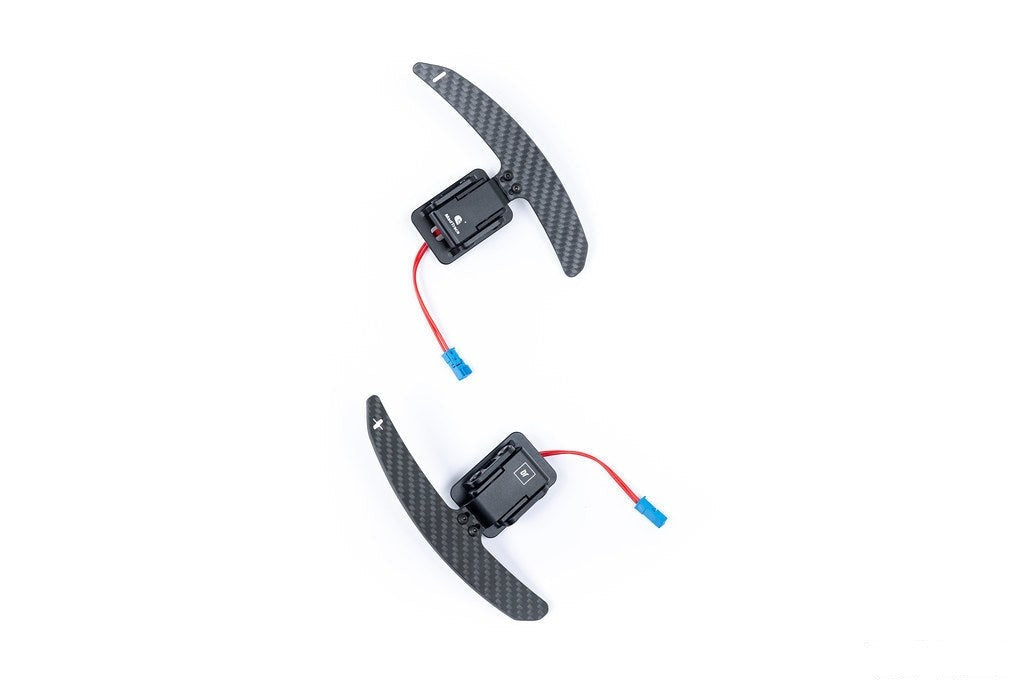 MadTrace F-Chassis Clubsport Magnetic Shift Paddle Set - Matte Carbon-Interior-Silicon Valley Bimmer
