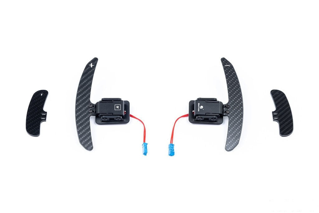 MadTrace F-Chassis Clubsport Magnetic Shift Paddle Set - Matte Carbon-Interior-Silicon Valley Bimmer