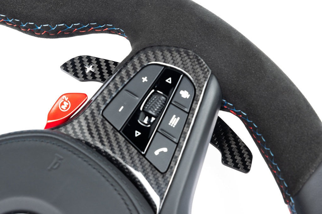 MadTrace G-Chassis Magnetic Carbon Shift Paddle Set - Matte-Interior-Silicon Valley Bimmer