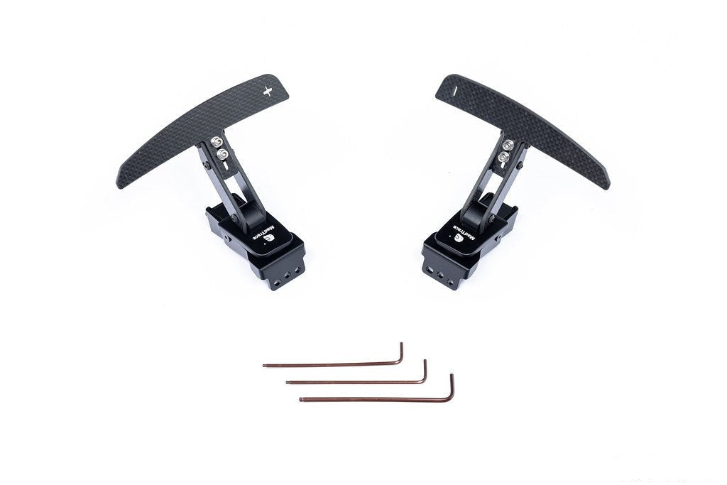 MadTrace Porsche Clubsport Magnetic Shift Paddle Set - Matte Carbon-Interior-Silicon Valley Bimmer