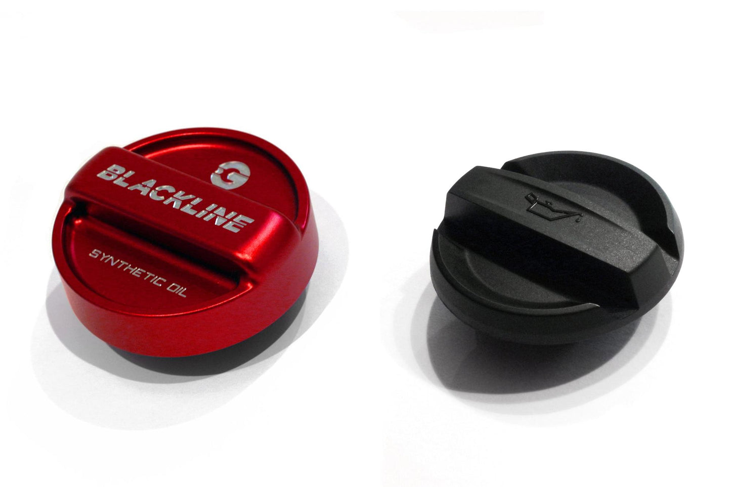 Mini 2020+ JCW / GP3 (F5x) Blackline Performance Engine Cap Set (Oil Cap / Coolant Cap)-Exterior-Silicon Valley Bimmer