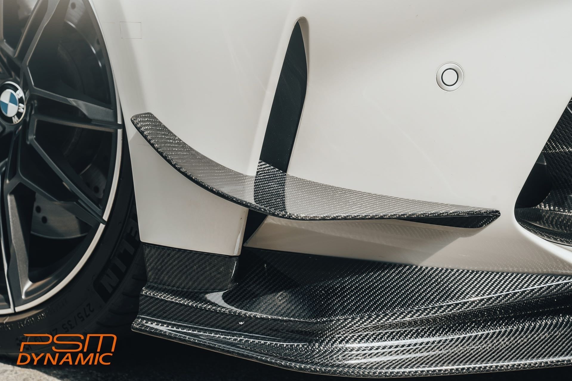 PSM Dynamic Carbon Fiber Canards for BMW M3/M4 G80/ G82/ G83-Exterior-Silicon Valley Bimmer