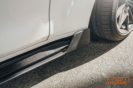 PSM Dynamic Carbon Side Skirts for BMW M3 / M4 G80 / G82 / G83-Exterior-Silicon Valley Bimmer
