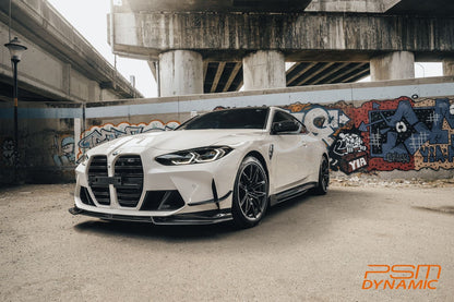 PSM Dynamic M3/M4 G80/G82/G83 - Carbon Fiber Front Spoiler-Exterior-Silicon Valley Bimmer