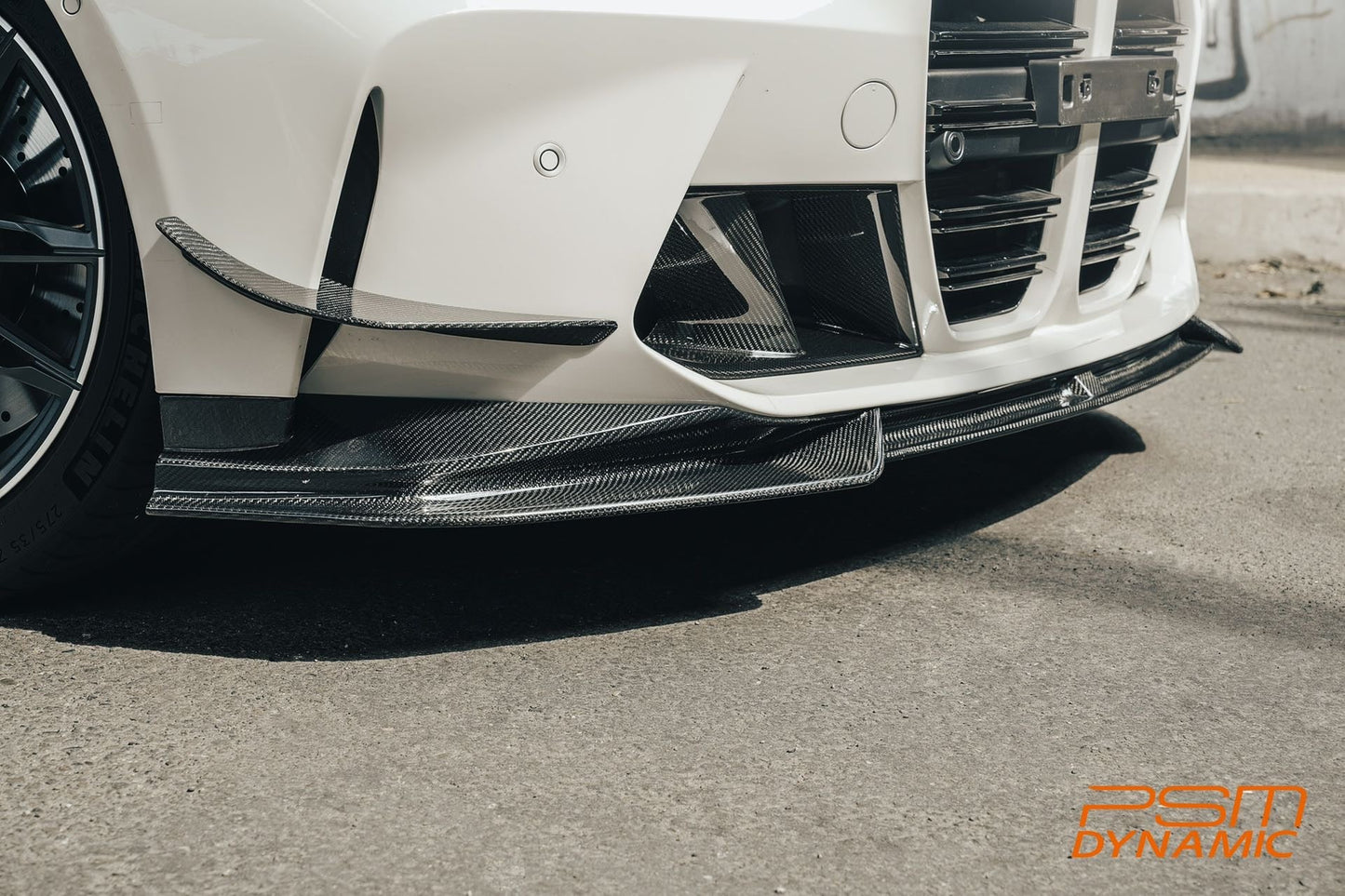 PSM Dynamic M3/M4 G80/G82/G83 - Carbon Fiber Front Spoiler-Exterior-Silicon Valley Bimmer