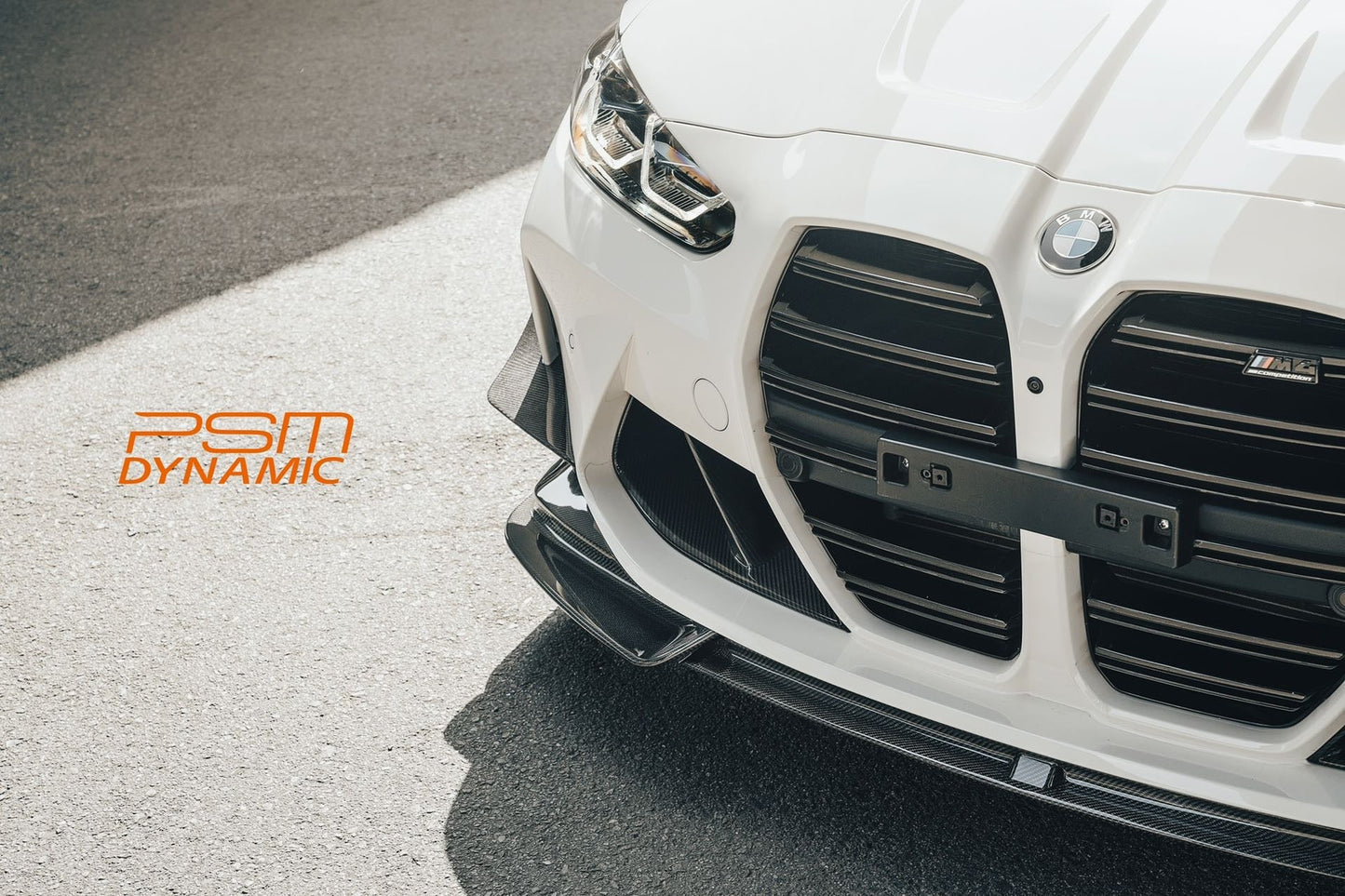 PSM Dynamic M3/M4 G80/G82/G83 - Carbon Fiber Front Spoiler-Exterior-Silicon Valley Bimmer