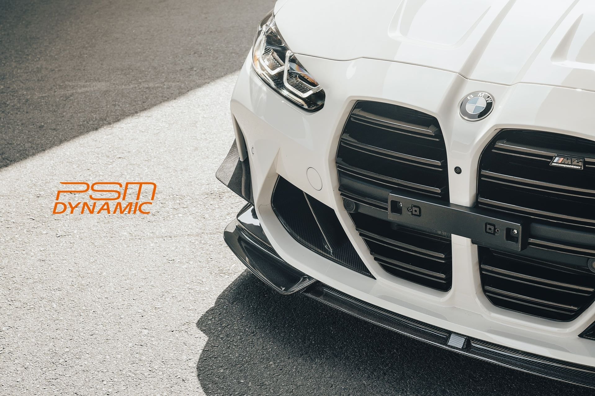 PSM Dynamic M3/M4 G80/G82/G83 - Carbon Fiber Front Spoiler-Exterior-Silicon Valley Bimmer