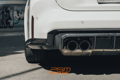 PSM Dynamic M3/M4 G80/G82/G83 - Carbon Fiber Rear Diffuser V1-Exterior-Silicon Valley Bimmer