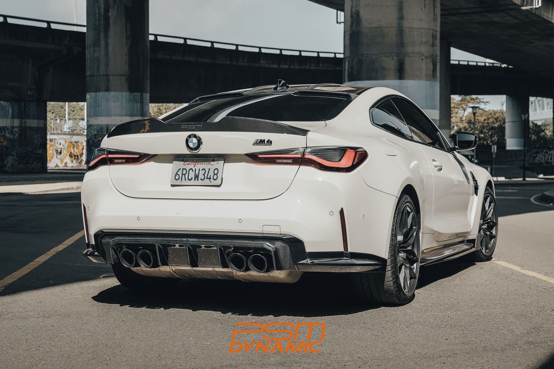 PSM Dynamic M3/M4 G80/G82/G83 - Carbon Fiber Rear Diffuser V2-Exterior-Silicon Valley Bimmer