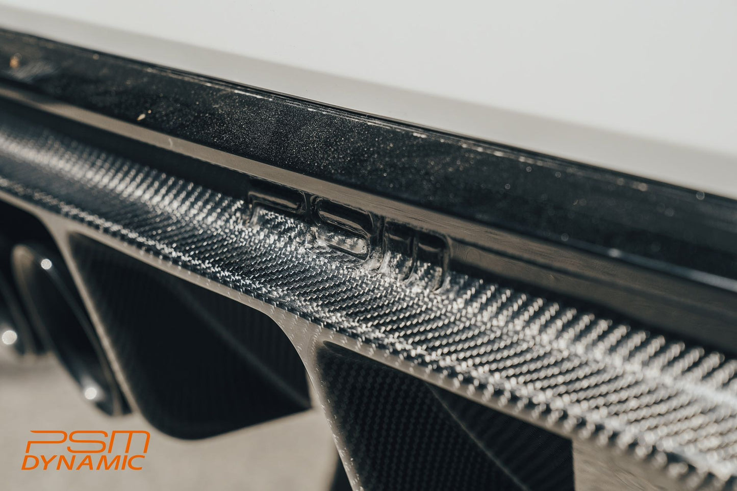PSM Dynamic M3/M4 G80/G82/G83 - Carbon Fiber Rear Diffuser V2-Exterior-Silicon Valley Bimmer