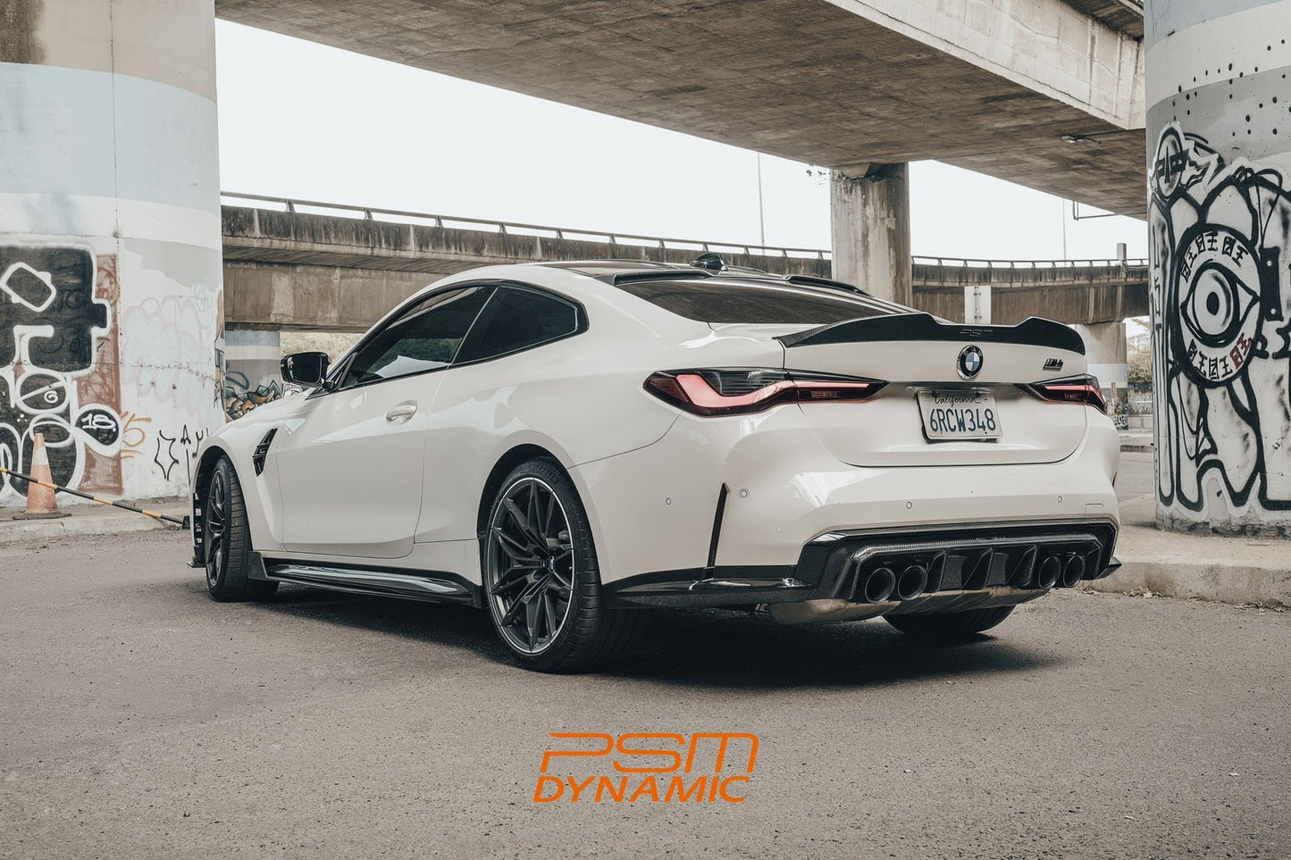 PSM Dynamic M3/M4 G80/G82/G83 - Carbon Fiber Rear Diffuser V2-Exterior-Silicon Valley Bimmer