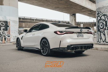 PSM Dynamic M3/M4 G80/G82/G83 - Carbon Fiber Rear Diffuser V2-Exterior-Silicon Valley Bimmer
