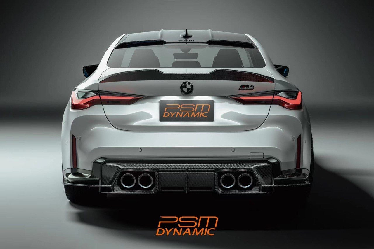 PSM Dynamic M3/M4 G80/G82/G83 - Carbon Fiber Rear Under Tray-Exterior-Silicon Valley Bimmer