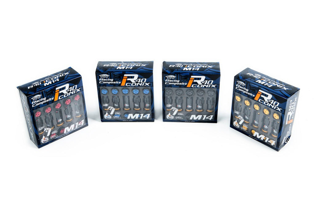 Project Kics Iconix R40 Racing Lug Nut Set - M14x1.25 Closed End-Wheels-Silicon Valley Bimmer