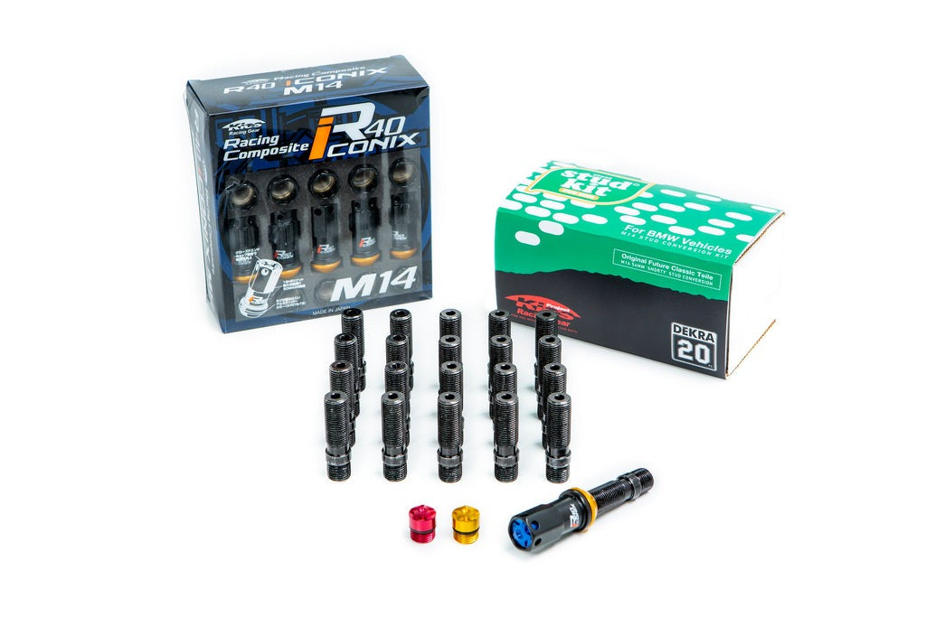 Project Kics Iconix R40 Racing Lug Nut Set - M14x1.25 Closed End-Wheels-Silicon Valley Bimmer