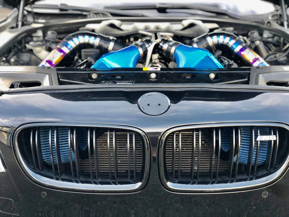 RK Titanium BMW F10 M5/ F12 & F13 M6 Front Mount Intakes-Performance-Silicon Valley Bimmer