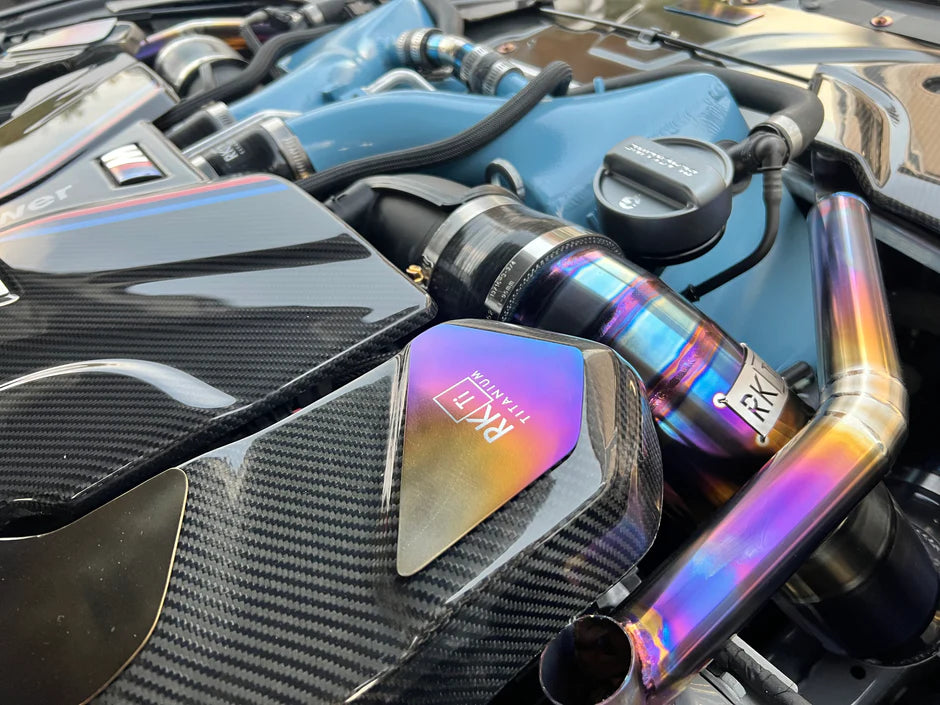 RK-Titanium BMW F90 Titanium Strut Bar Kit-Suspension-Silicon Valley Bimmer