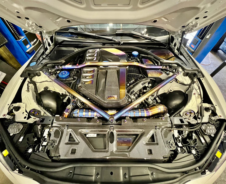 RK-Titanium BMW G8X Titanium Strut Bar (Version 1)-Suspension-Silicon Valley Bimmer