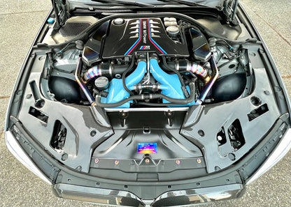 RK-Titanium BMW G8X Titanium Strut Bar (Version 2)-Suspension-Silicon Valley Bimmer