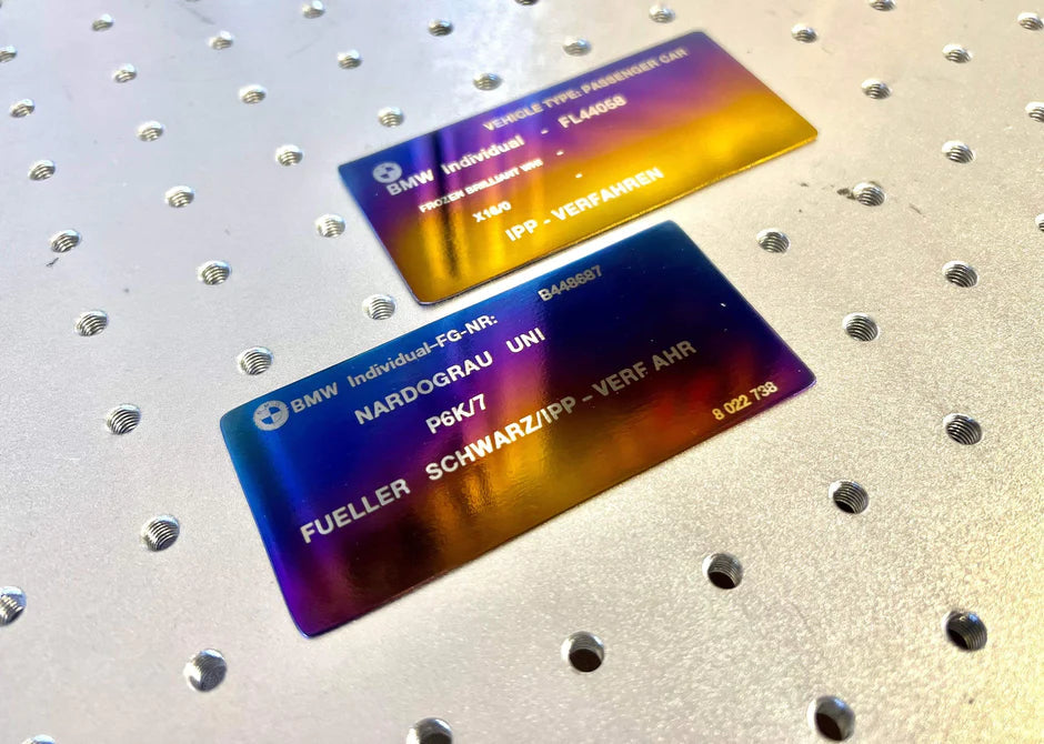 RK-Titanium BMW Individual Titanium VIN Plate-Performance-Silicon Valley Bimmer