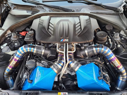RK-Titanium Charge Pipe Kit for BMW F10 M5/ F12 & F13 M6-Performance-Silicon Valley Bimmer