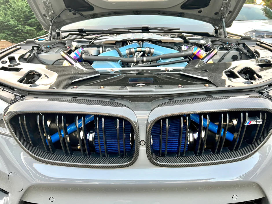 RK Titanium Front Mount Intake system for the 2018+ F90 M5-Performance-Silicon Valley Bimmer